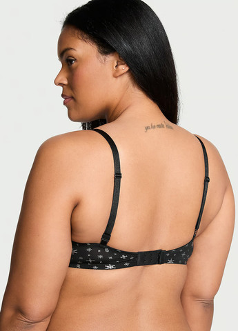 Черный демисезонный комплект (бюстгальтер, трусики) Victoria's Secret