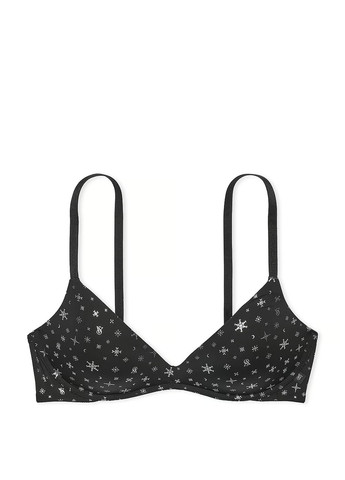 Черный демисезонный комплект (бюстгальтер, трусики) Victoria's Secret