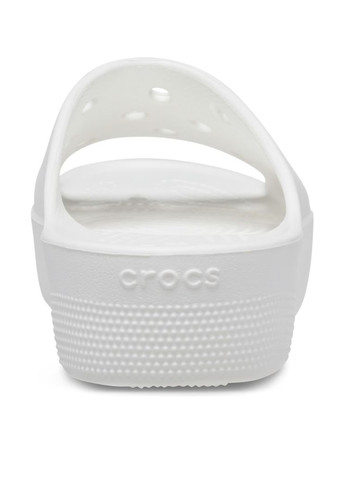 Белые шлепанцы Crocs