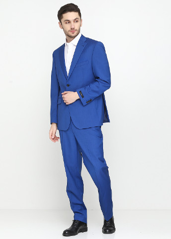 Синій демісезонний костюм (піджак, брюки) брючний Baumler