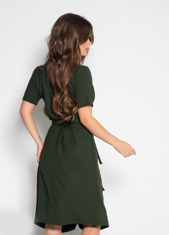 Оливково-зелена кежуал платье Issa однотонна