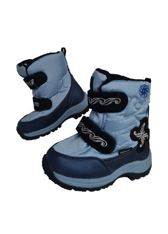 Голубые кэжуал зимние ботинки B & G
