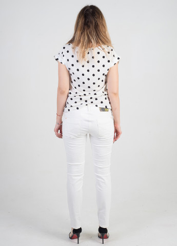 Белые кэжуал демисезонные брюки Kookai