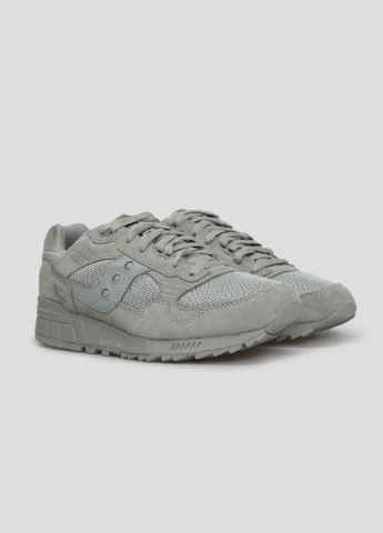 Серые всесезонные серые кроссовки shadow 5000 из текстиля и замши Saucony