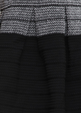 Чорно-білий коктейльна сукня H&M однотонна