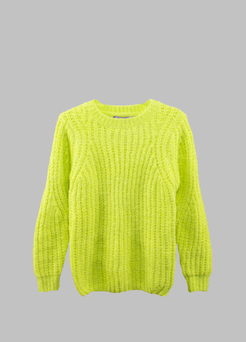 Салатовый зимний свитер myMO