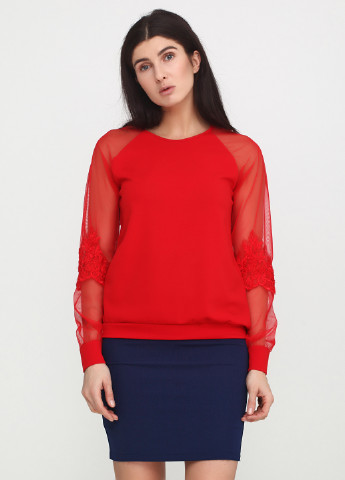 Красная демисезонная блуза ZUBRYTSKAYA