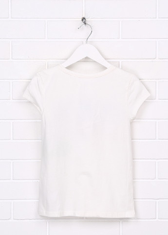 Белая летняя футболка Gap