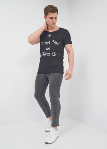 Черная футболка H&M