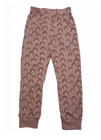 Розово-коричневые кэжуал демисезонные джоггеры брюки Alana
