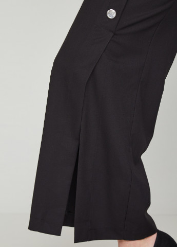 Черные кэжуал демисезонные клеш брюки Rinascimento