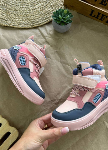 Цветные спортивные, кэжуал зимние ботинки BBT Kids