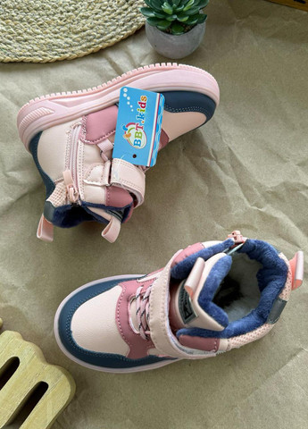 Цветные спортивные, кэжуал зимние ботинки BBT Kids