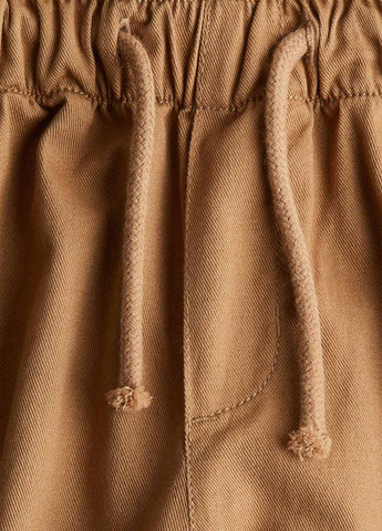 Темно-бежевые кэжуал демисезонные брюки джоггеры H&M