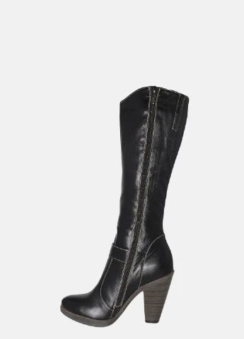 Осенние сапоги rm131 черный Mioli