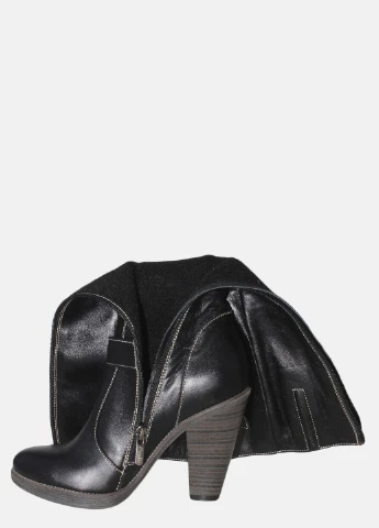 Осенние сапоги rm131 черный Mioli