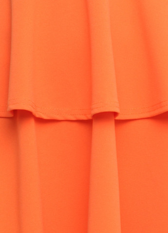 Оранжевое кэжуал платье PrettyLittleThing однотонное