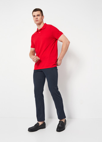 Красная футболка-поло для мужчин Sol's однотонная