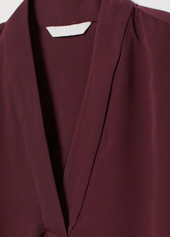 Бордова блуза H&M