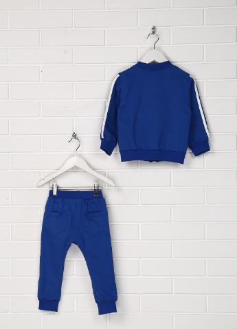 Синий демисезонный костюм (кофта, брюки) брючный Byaxbxya