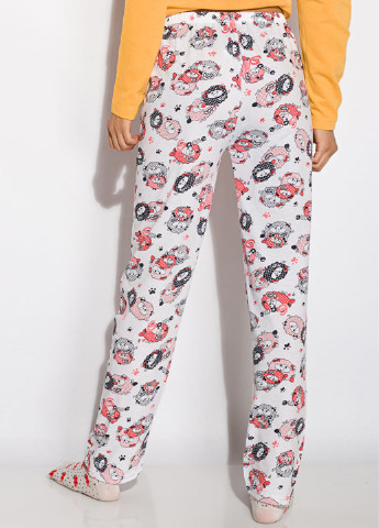 Оранжевая всесезон пижама (лонгслив, брюки) лонгслив + брюки Time of Style