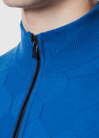 Синій демісезонний светр чоловічий Arber Zipper-neck AVT-14