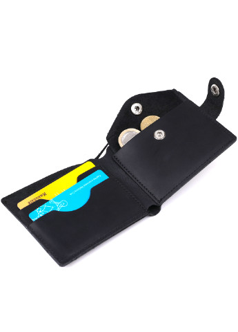 Мужское кожаное портмоне 11х9х1 см Shvigel (253491000)