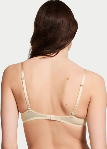 Бежевий демісезонний комплект (бюстгальтер, трусики) Victoria's Secret