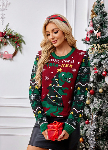 Зелений демісезонний джемпер джемпер SHEIN