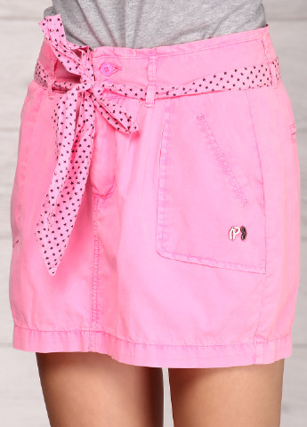 Розовая кэжуал юбка Pepe Jeans мини