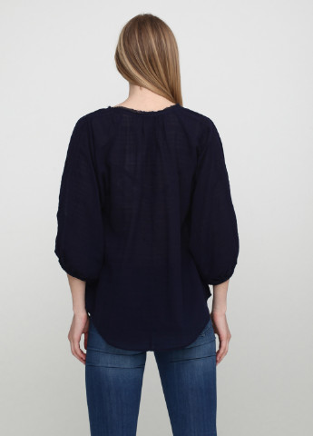 Темно-синяя демисезонная блуза Kookai