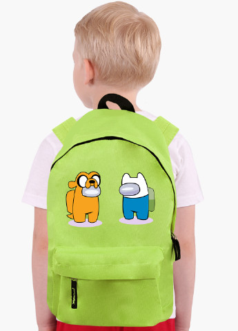 Детский рюкзак Амонг Ас Время приключений Фин и Джейк (Among Us Adventure Time Finn & Jake) (9263-2414) MobiPrint (217075301)