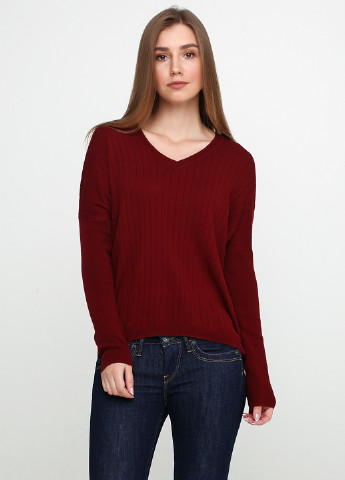 Бордовий демісезонний пуловер пуловер Pepe Jeans