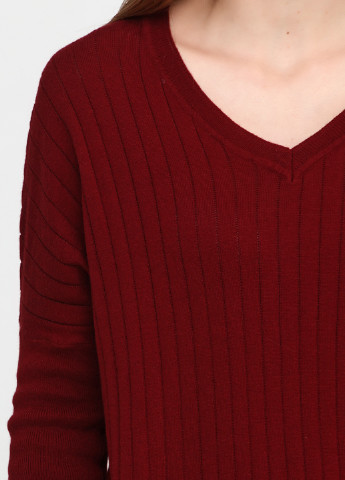 Бордовый демисезонный пуловер пуловер Pepe Jeans