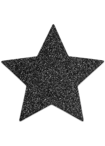 Пэстис - стикини - Flash Star Black, наклейки на соски Bijoux Indiscrets (255247568)