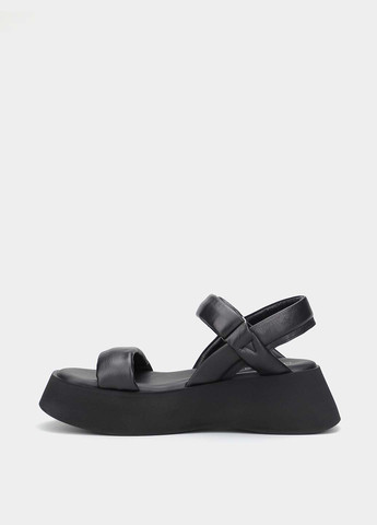 Черные босоножки Braska на липучке