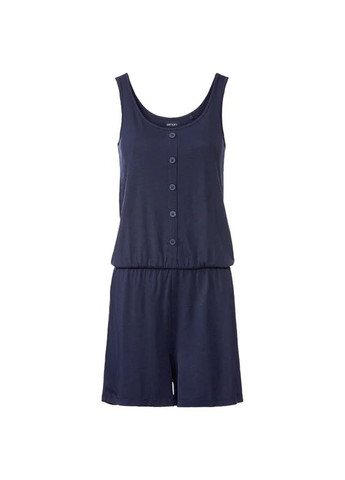 Комбинезон Esmara комбинезон-шорты однотонный тёмно-синий кэжуал полиэстер