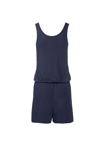 Комбинезон Esmara комбинезон-шорты однотонный тёмно-синий кэжуал полиэстер