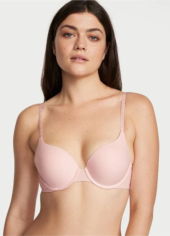 Светло-розовый демисезонный комплект (бюстгальтер, трусики) Victoria's Secret