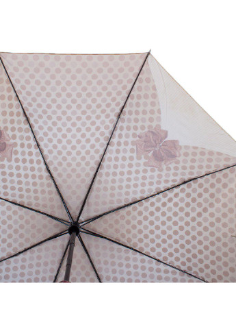Коричнева жіночий складаний парасолька повний автомат 97 см Airton (194317217)