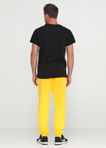 Желтые спортивные демисезонные брюки H&M