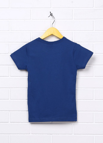 Синя літня футболка з коротким рукавом Stoper