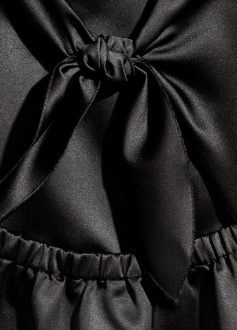 Черное кэжуал платье H&M однотонное