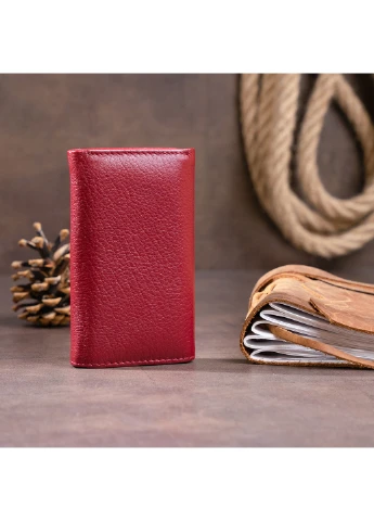 Жіночий шкіряний гаманець-ключниця 12,3х7,3х1 см st leather (252129131)