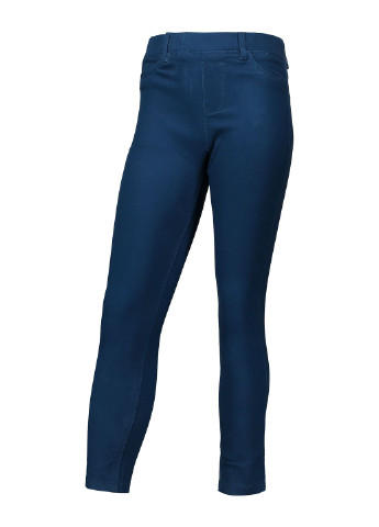 Синие кэжуал демисезонные зауженные брюки Piazza Italia