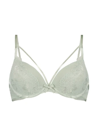 Світло-зелений бюстгальтер Hunkemoller з кісточками поліамід, мереживо
