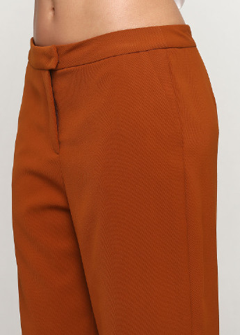 Медные кэжуал демисезонные прямые брюки BRANDTEX COPENHAGEN