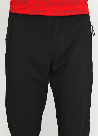 Черные спортивные демисезонные прямые брюки Angri FF