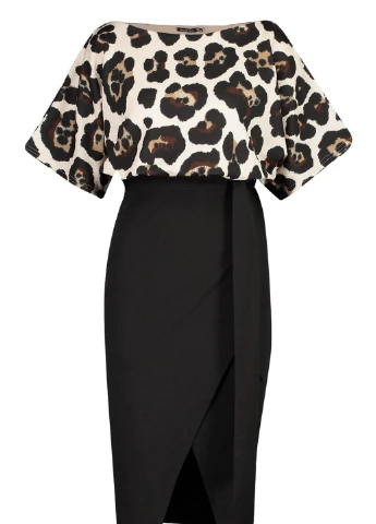 Черное платье Boohoo