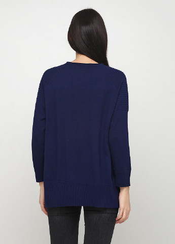 Темно-синій демісезонний светр джемпер Made in Italy